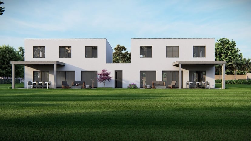 Superbe villa mitoyenne à vendre à Courtedoux - photo 1