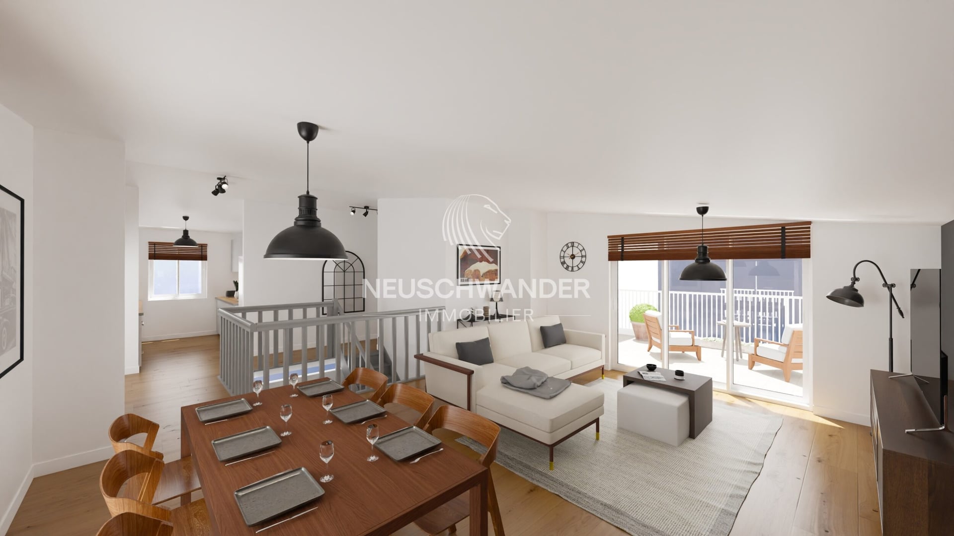 À Delémont attique de 4.5 pièces avec 2 terrasses à vendre - photo 1