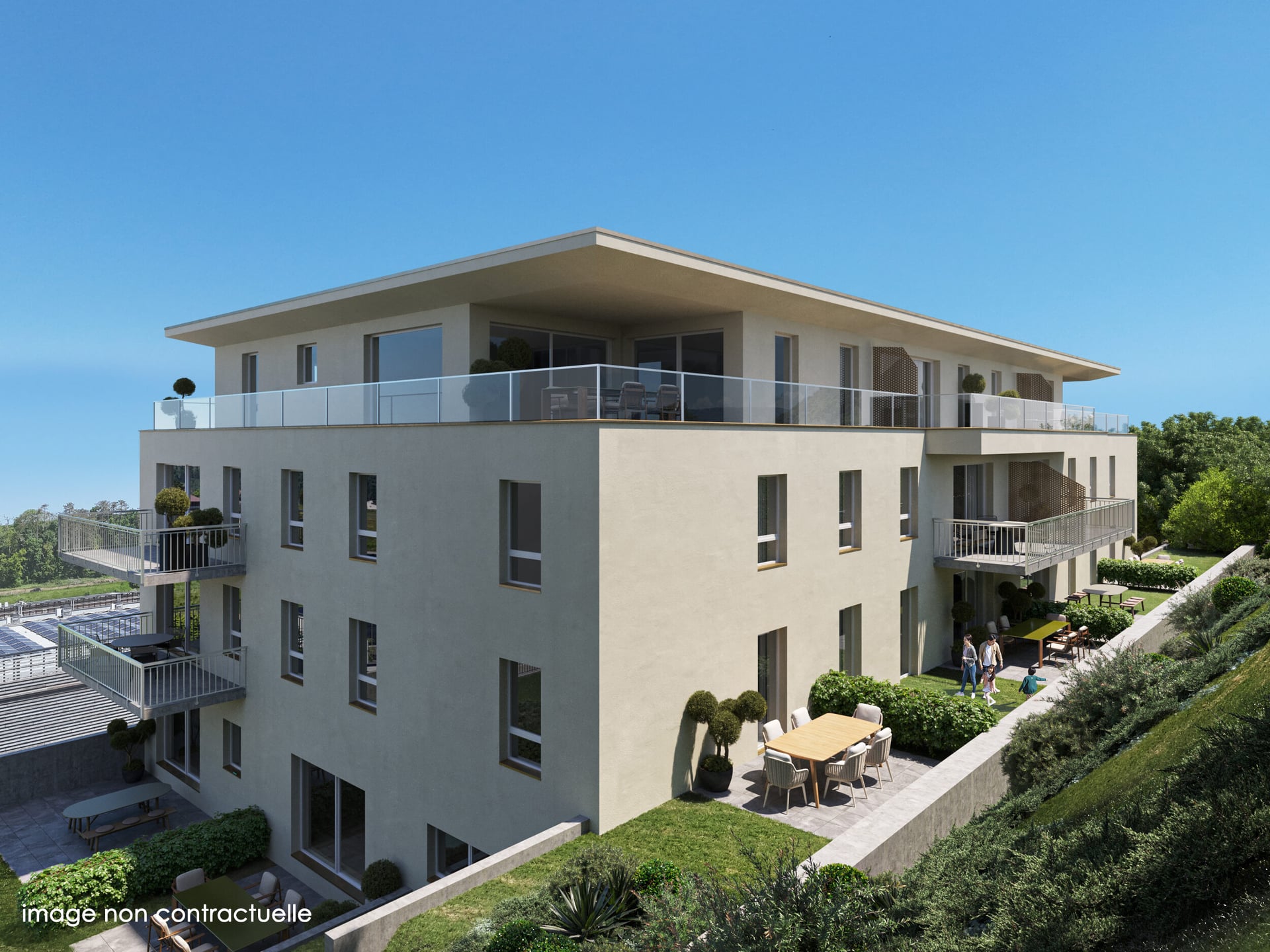 À vendre à Porrentruy appartement PPE de 3,5 pièces au 3ème étage - photo 1