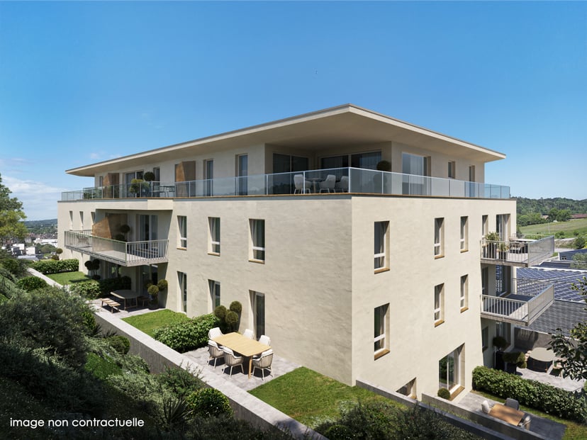 Appartement PPE de 3,5 pièces au 3ème étage à vendre à Porrentruy - photo 2