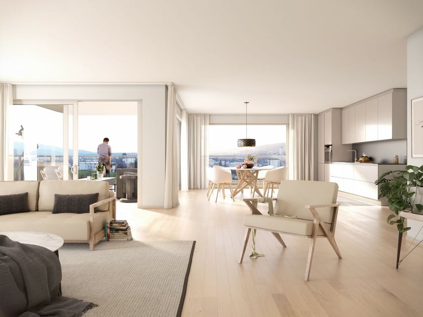 Appartement PPE de 3,5 pièces au 3ème étage à vendre à Porrentruy - photo 3